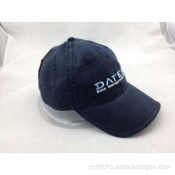 Unstructured Washed Baseball Cap Plain Embroidery Cotton Co